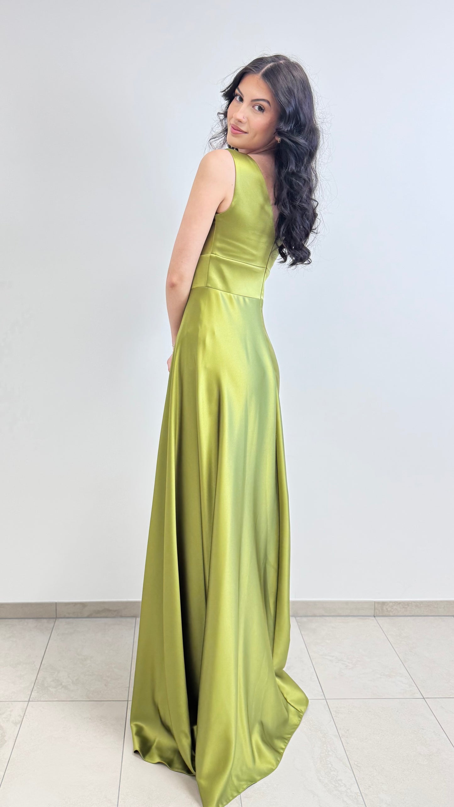 Satin-Kleid