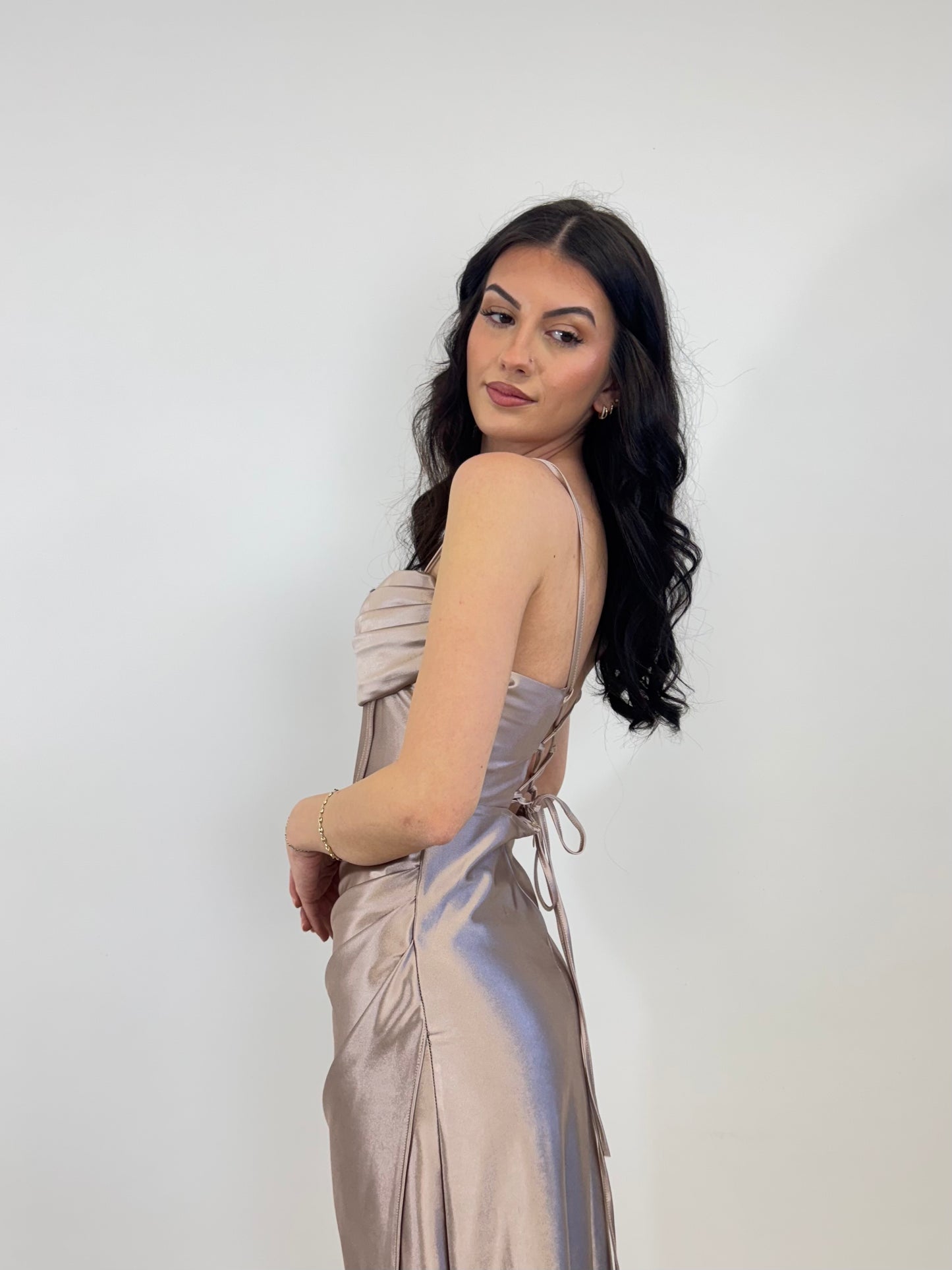 Figurbetontes drapiertes Kleid