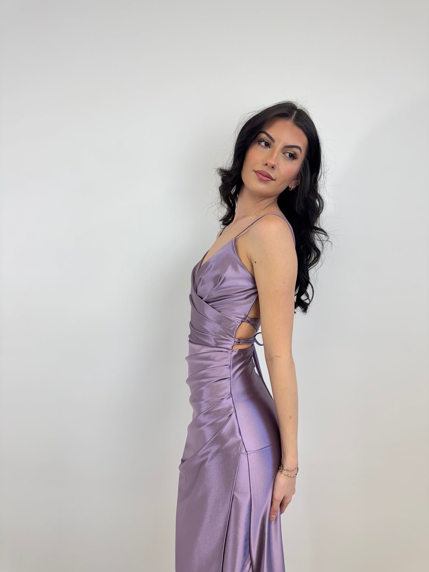 Enges Kleid in Wickeloptik