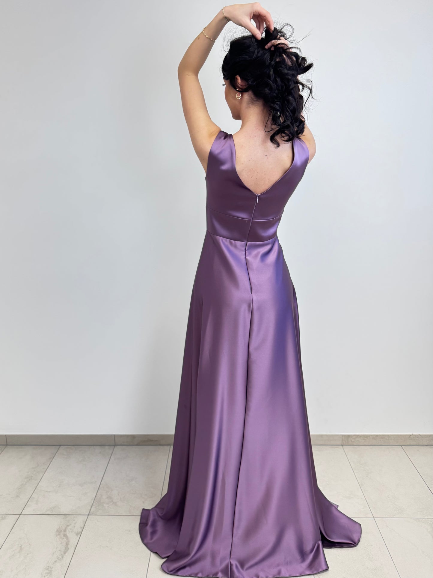 Satin-Kleid